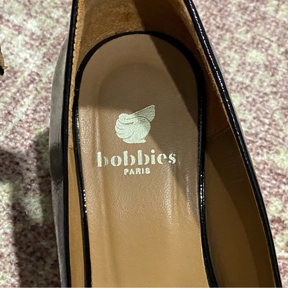 Bobbies Black Women's Ankle Strap Heels - Picture 7 of 10